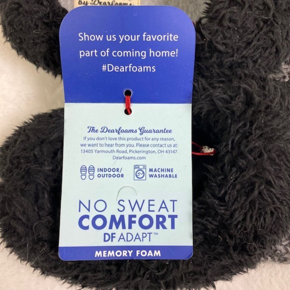 Dluxe by Dearfoams No Sweat Comfort Memory Foam Slippers, size‎ 5/6 - Picture 9 of 9